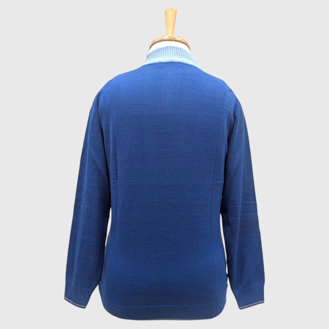 MEN'S HALF ZIP SWEATER