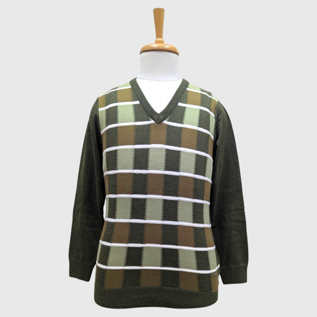 MEN'S V NECK SWEATER