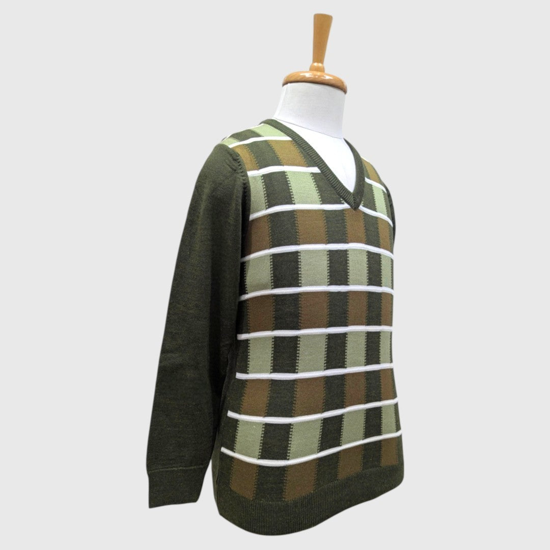 MEN'S V NECK SWEATER