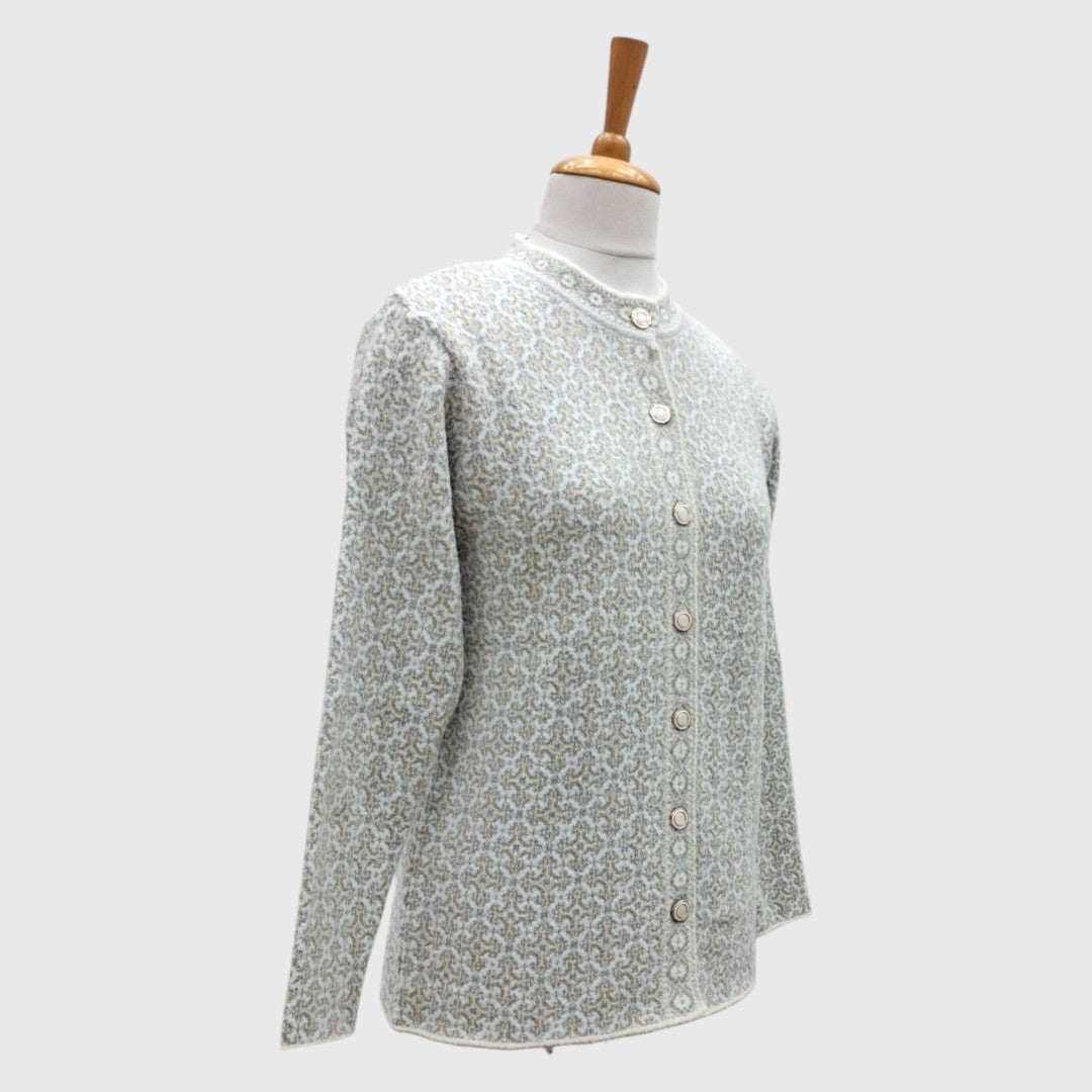 WOMEN'S R NECK CARDIGAN