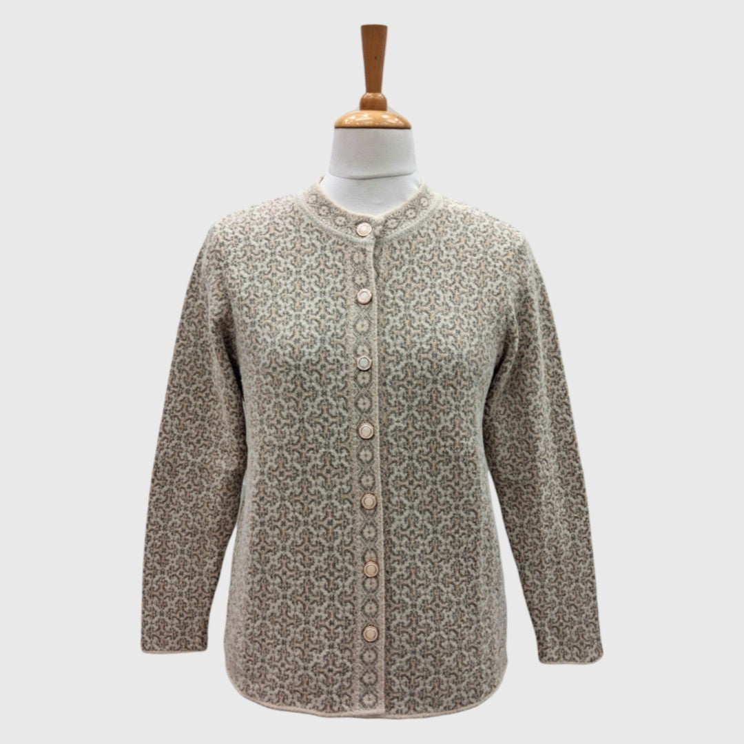 WOMEN'S R NECK CARDIGAN