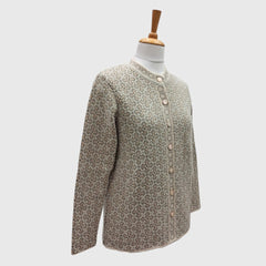 WOMEN'S R NECK CARDIGAN