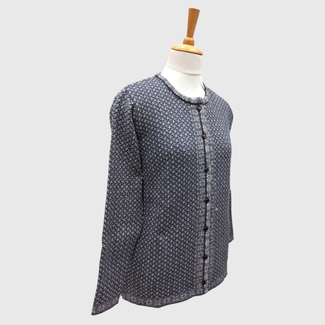WOMEN'S R NECK CARDIGAN
