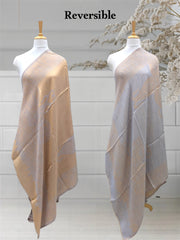 WOMEN'S SHAWL ACRO WOOL REVERSIBLE