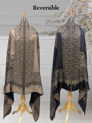 WOMEN'S SHAWL ACRO WOOL REVERSIBLE