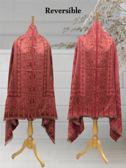 WOMEN'S SHAWL ACRO WOOL REVERSIBLE