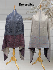 WOMEN'S SHAWL ACRO WOOL REVERSIBLE
