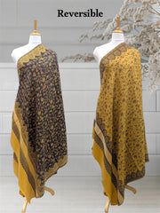 WOMEN'S SHAWL ACRO WOOL REVERSIBLE
