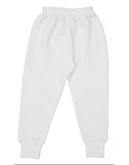 Kids Cotton Long John White 302 Quilted Thermals