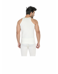 Mens Woolblend Vest SL Body warmers Cream 421 Woolblend Material & WoolMark Certified