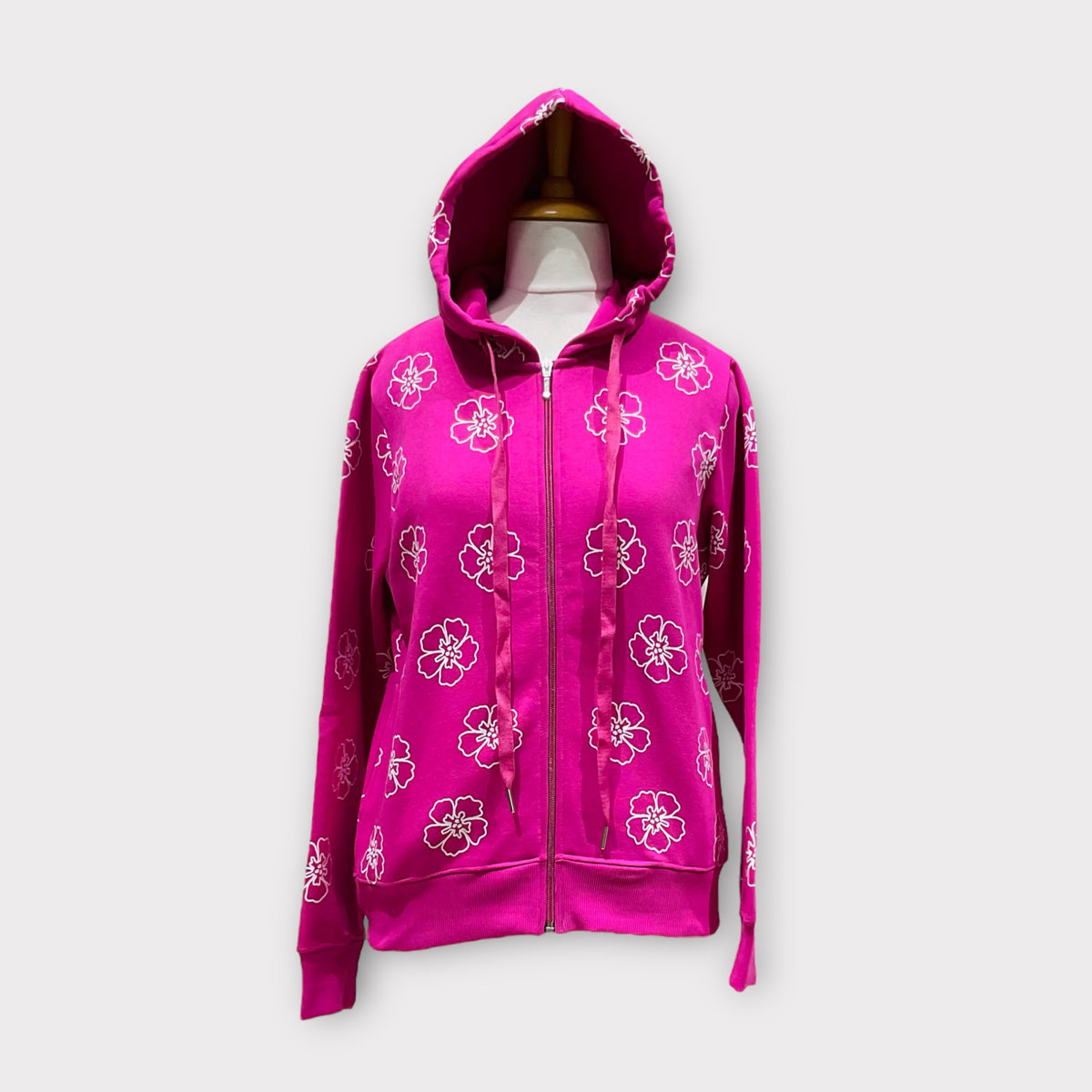 WOMEN'S SWEATSHIRT FULL ZIP HOODIE