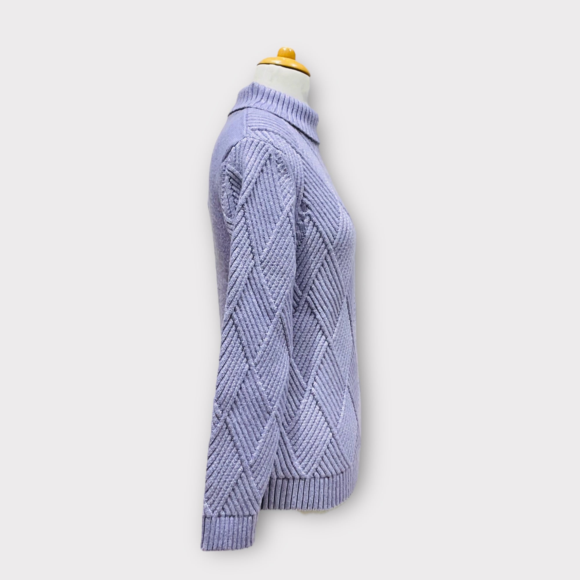 POLO NECK PULLOVER