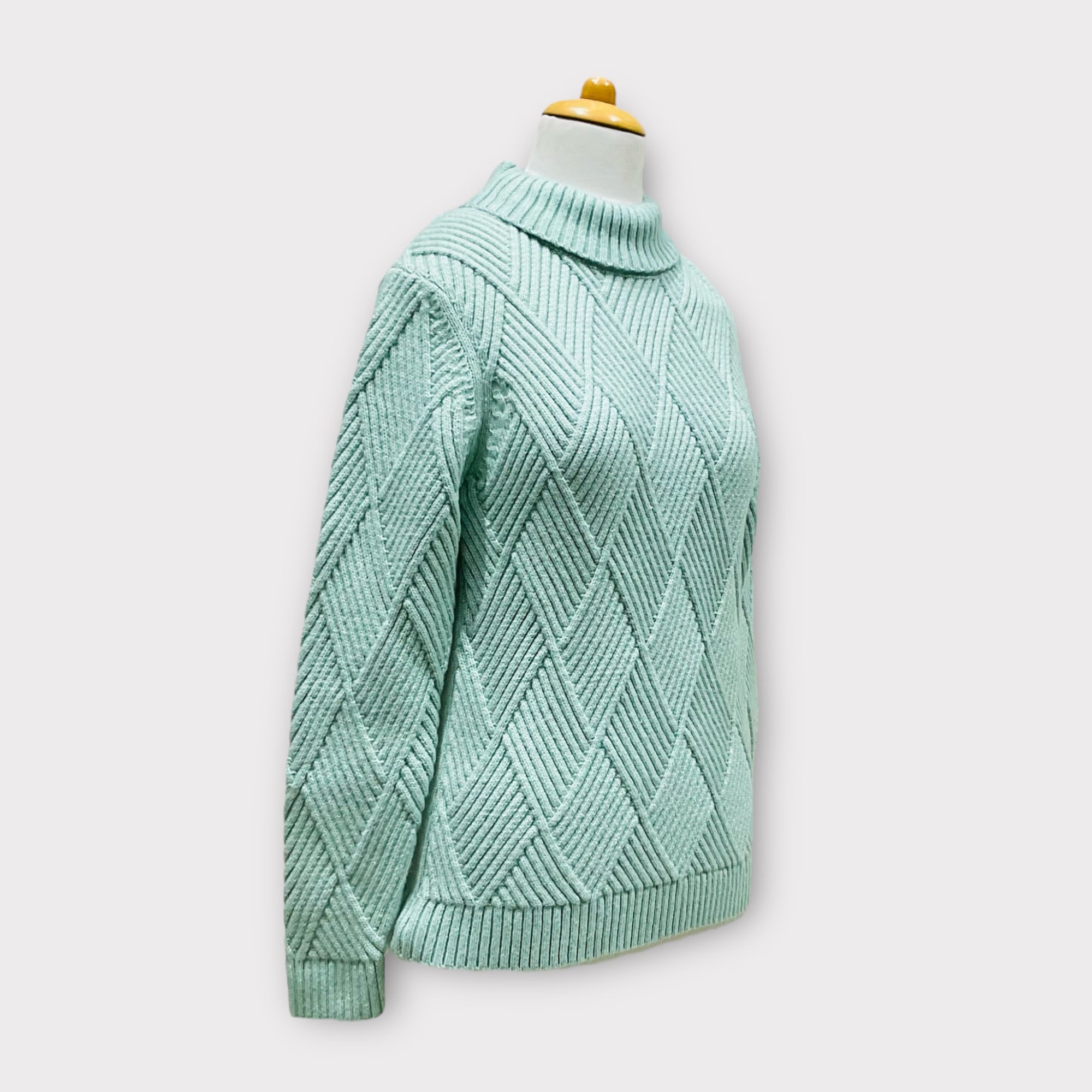 POLO NECK PULLOVER