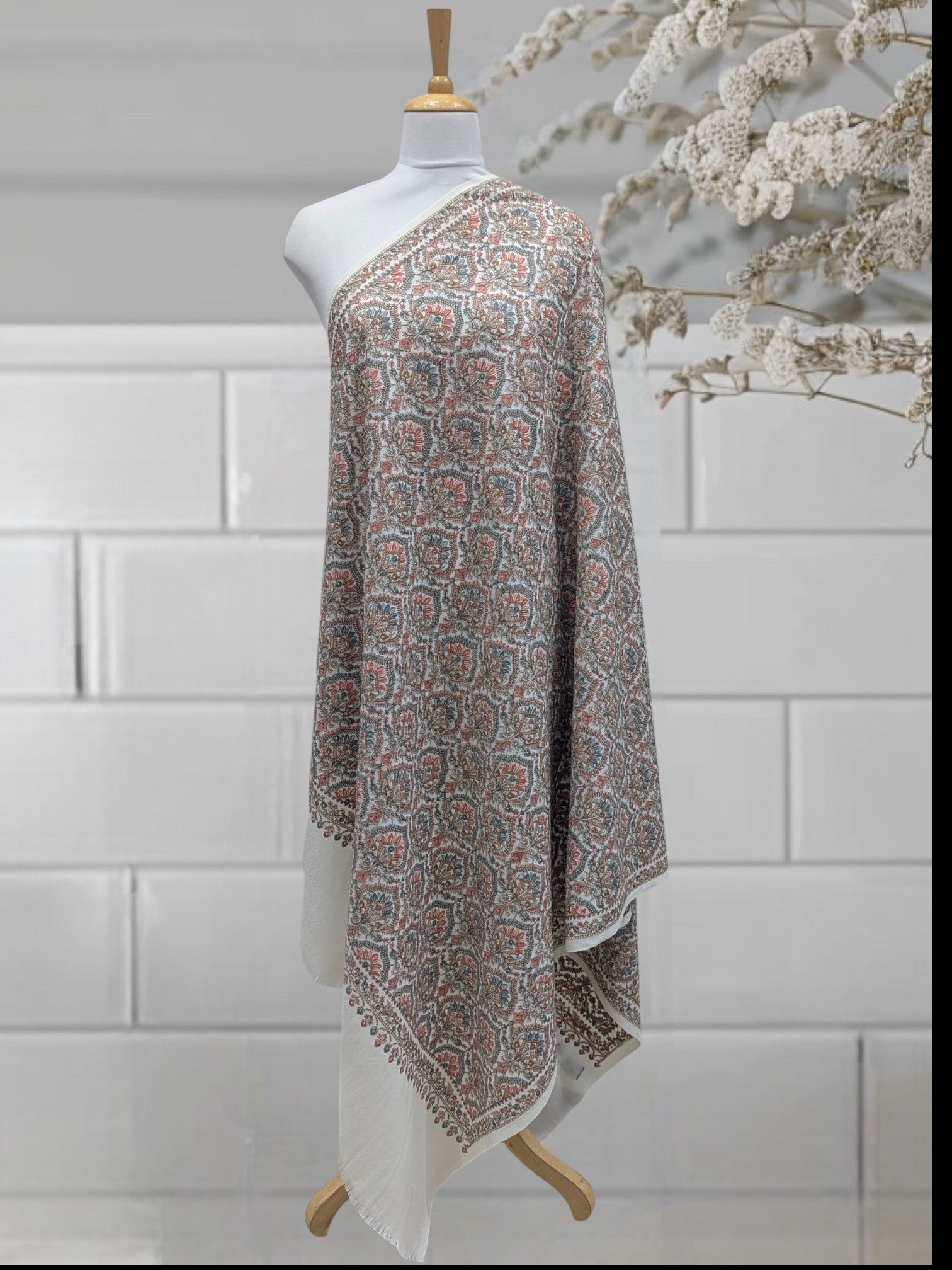 WOMEN PURE WOOL SHAWL