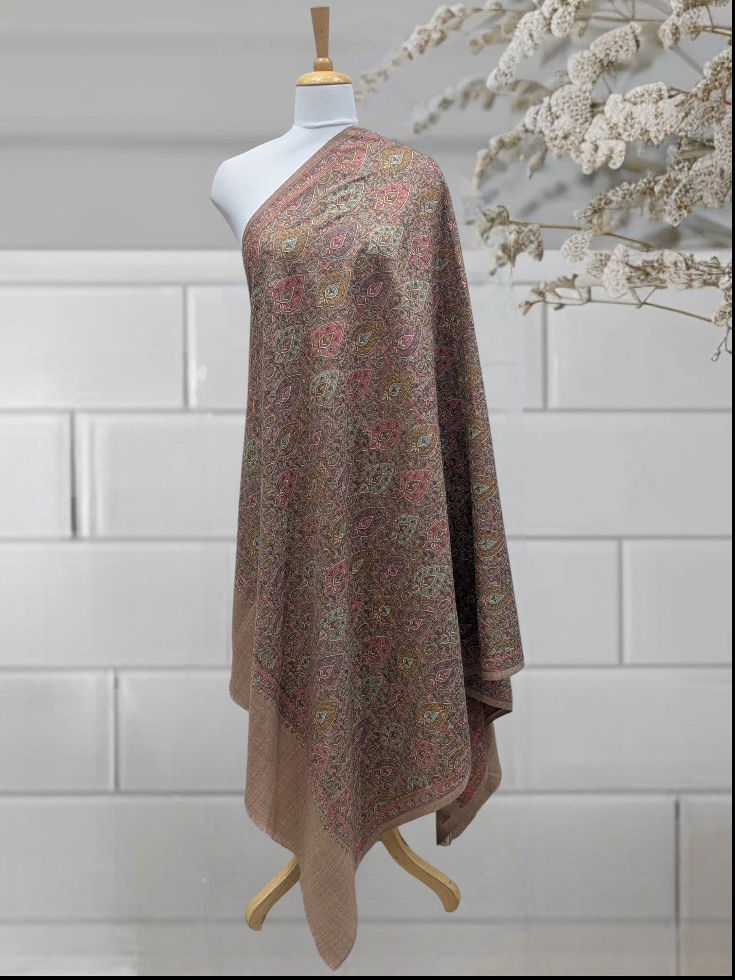 WOMEN PURE WOOL SHAWL