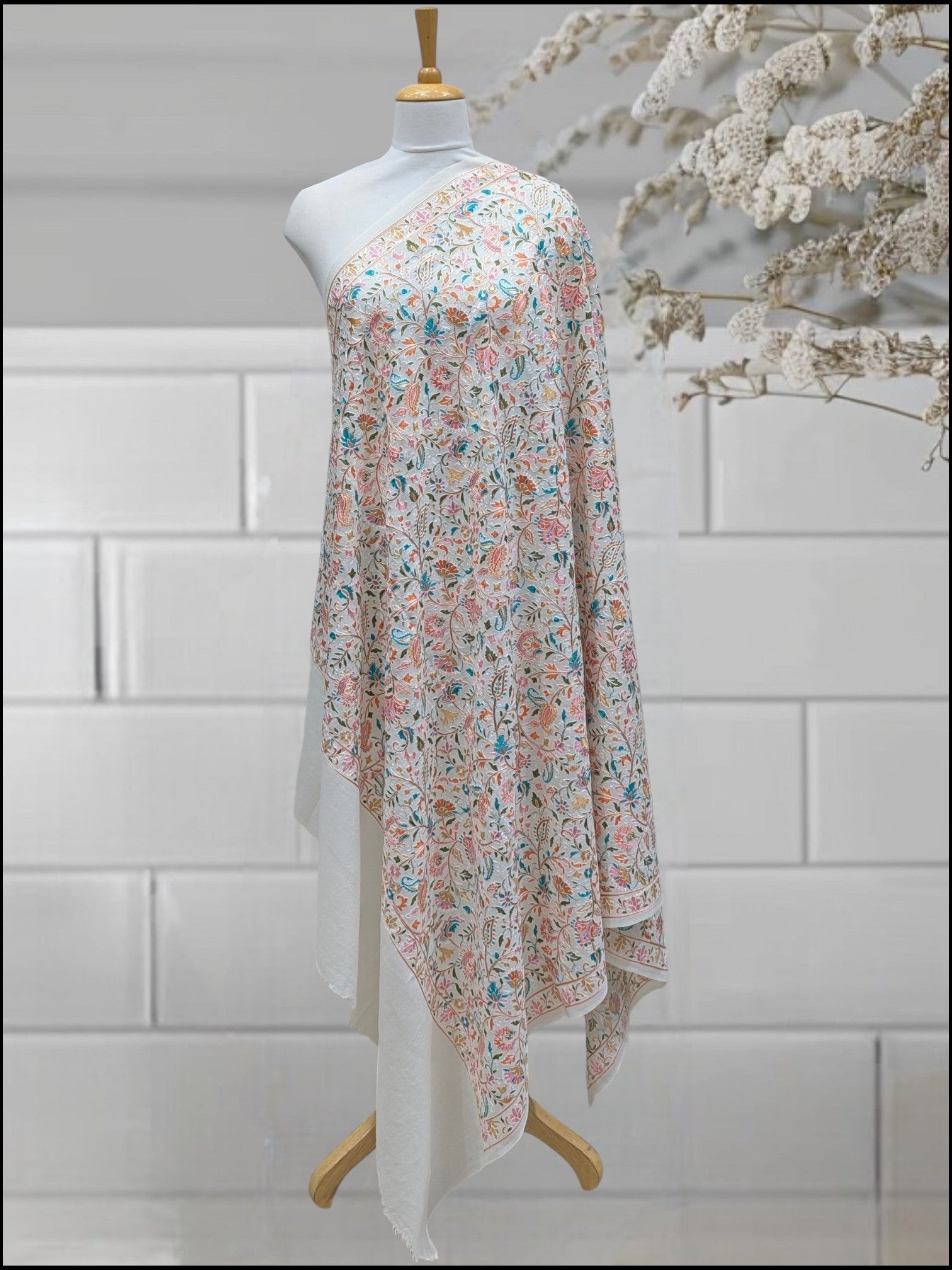 WOMEN SHAWL ACRO WOOL