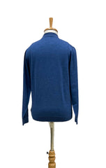 MENS ITALIAN MERINO WOOL SWEATER B-1209