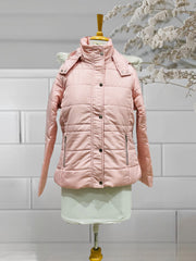 Women Jacket Pink Snow and Wind Resistance 7124