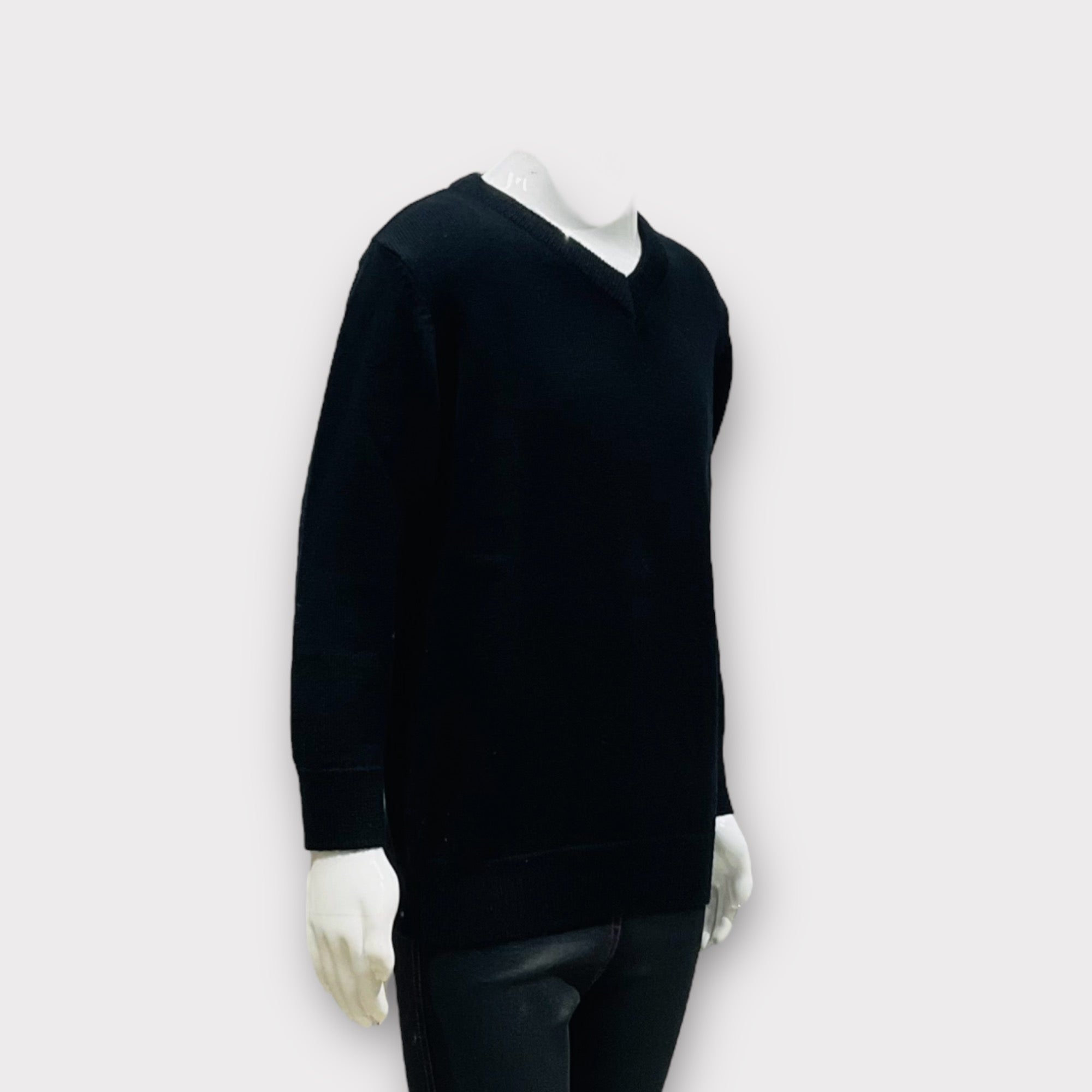 Kids Pure Wool Sweater 350847 Black