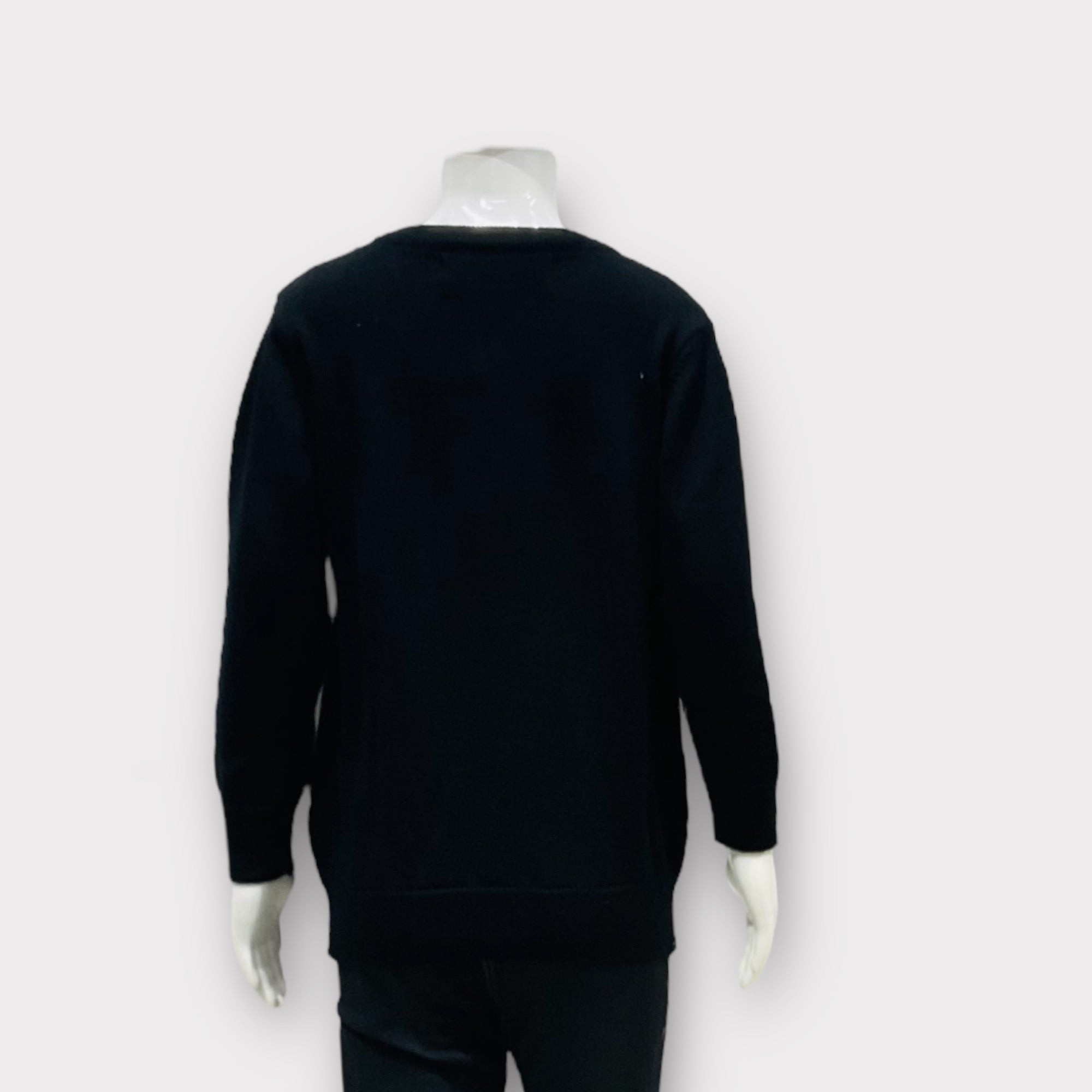 Kids Pure Wool Sweater 350847 Black