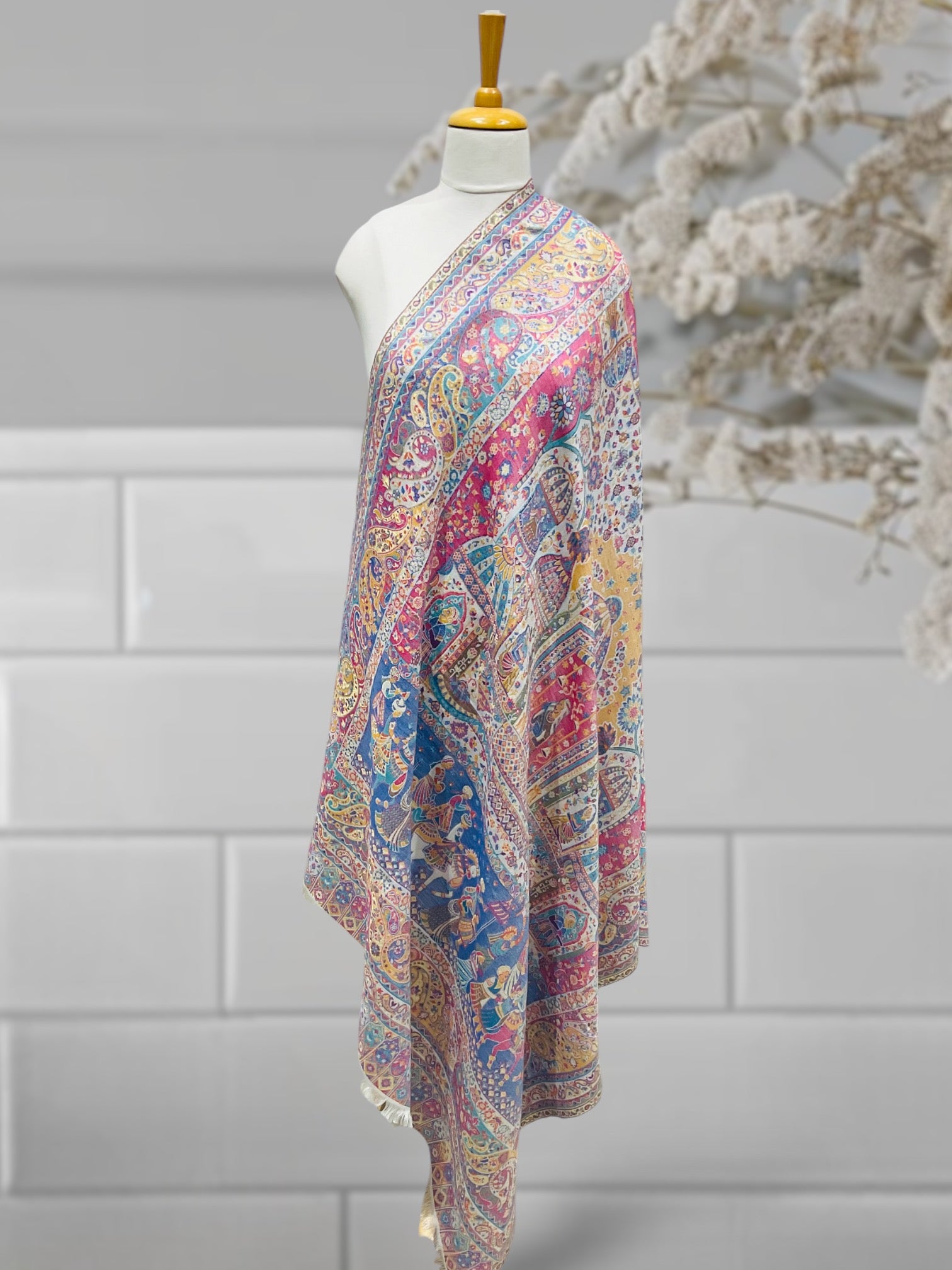 WOMEN SHAWL ACRCO WOOL