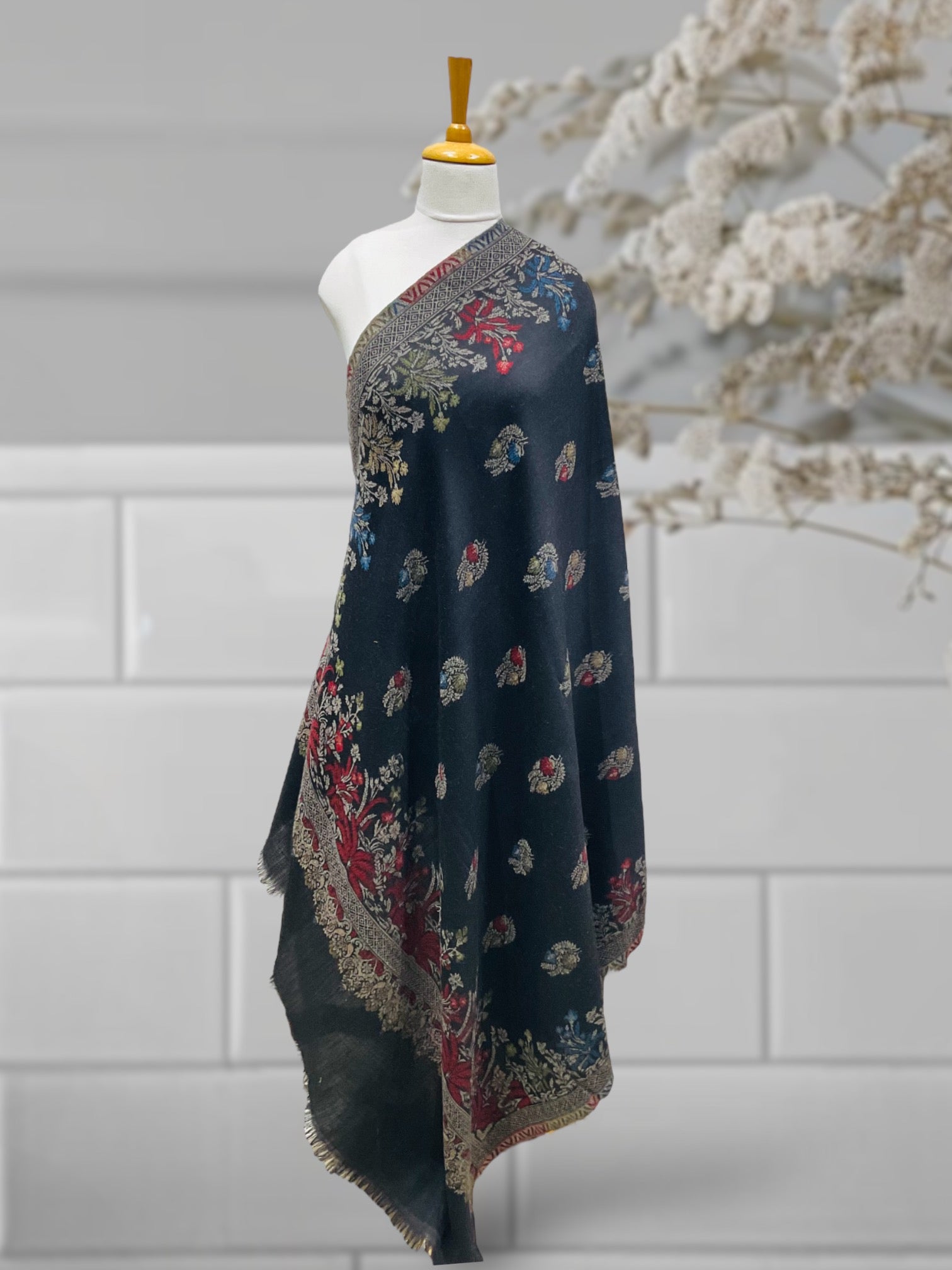 WOMEN SHAWL ACRO WOOL