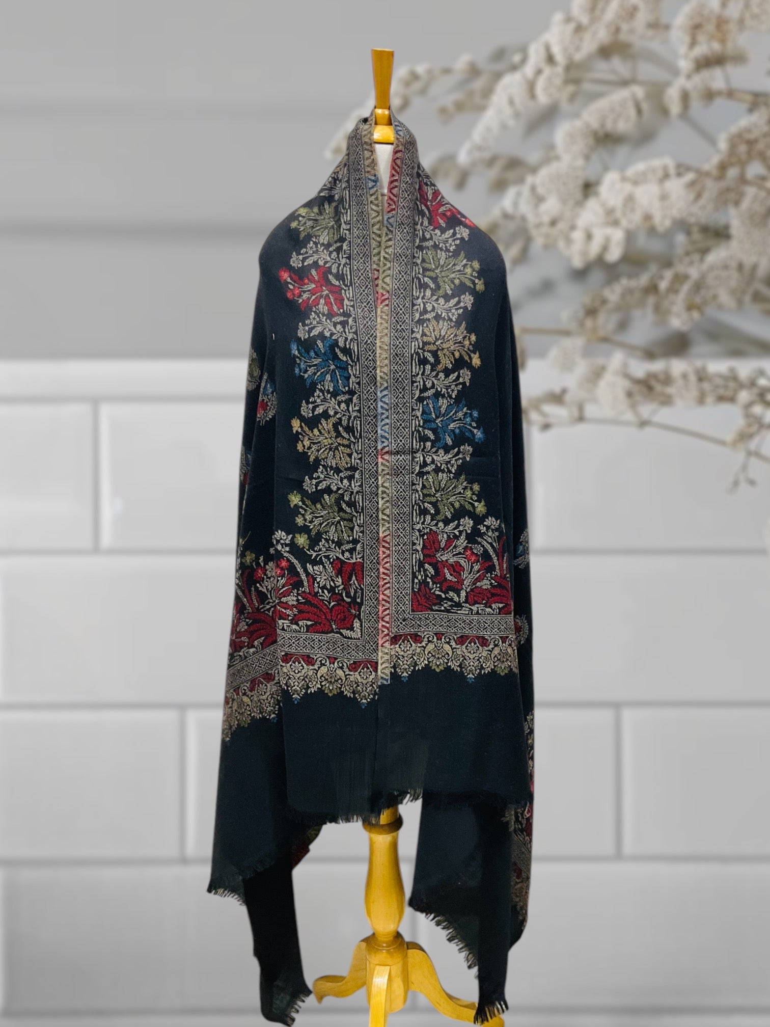 WOMEN SHAWL ACRO WOOL