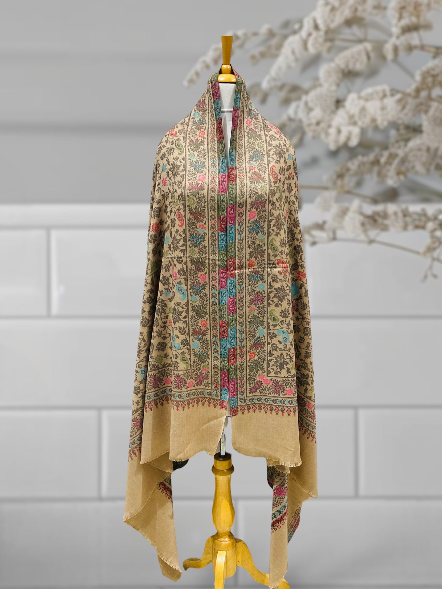 WOMEN SHAWL ACRO WOOL