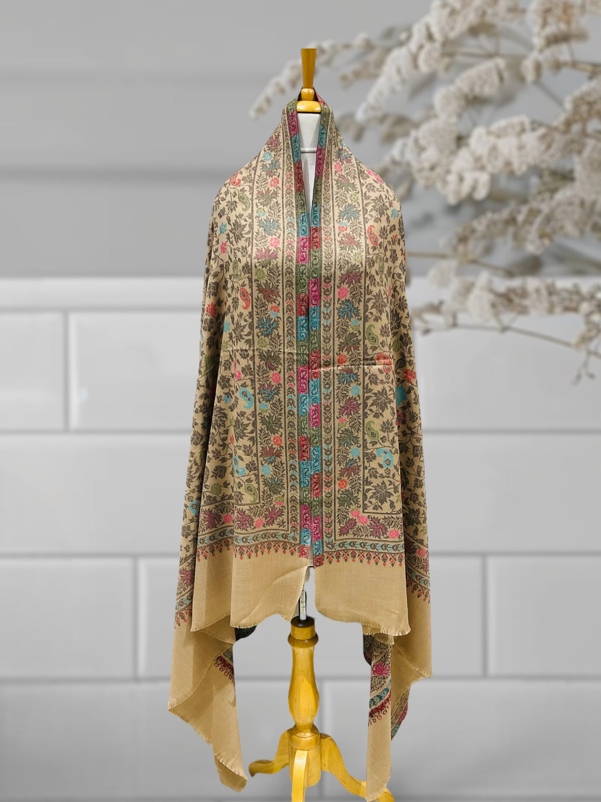 WOMEN SHAWL ACRO WOOL