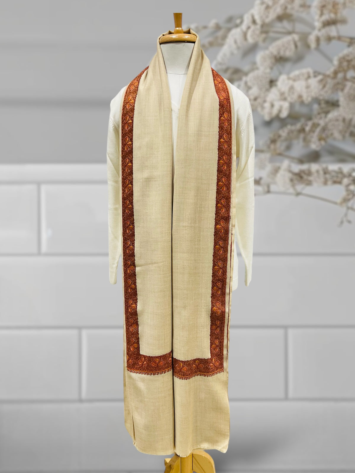 MENS PURE WOOL SHAWL