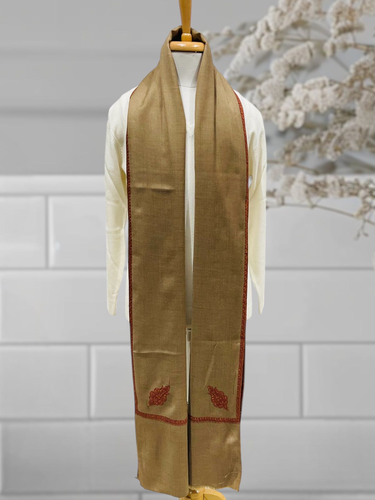 MENS PURE WOOL SHAWL