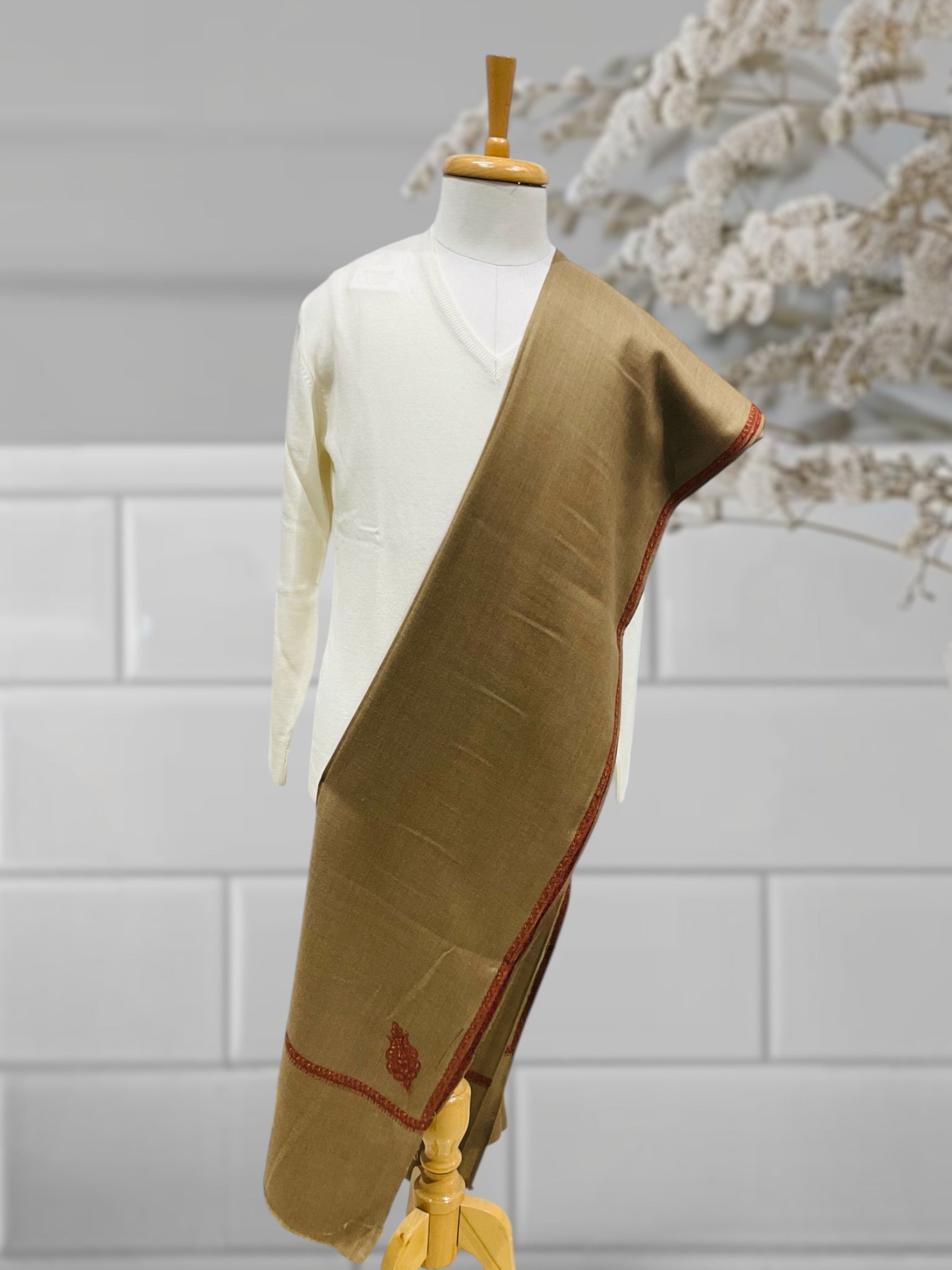 MENS PURE WOOL SHAWL