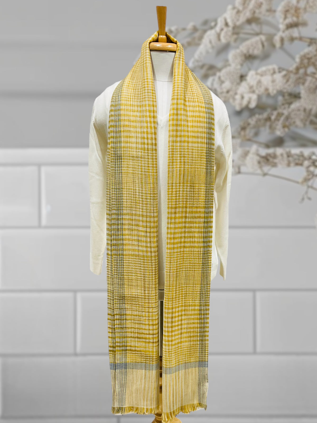 MENS PURE WOOL SHAWL