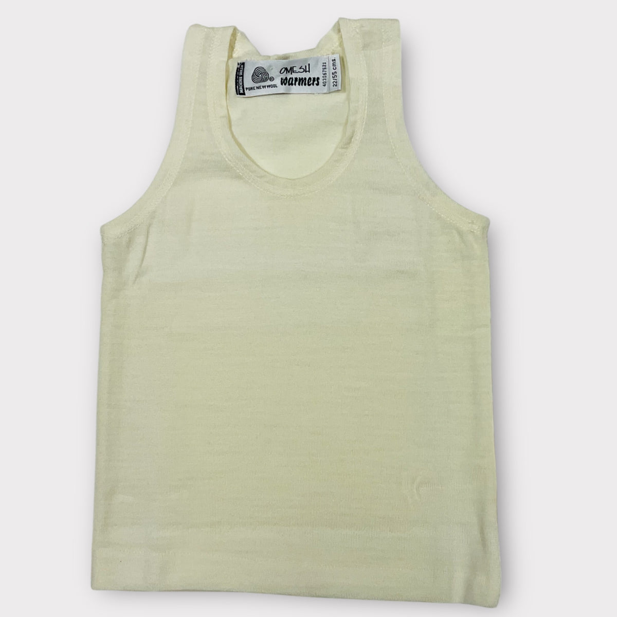 Merino Wool Kids SL Vest Cream 521 Pure Merino Wool & WoolMark Certified 100% natural and breathable Wear Wool, Not Fossil Fuel