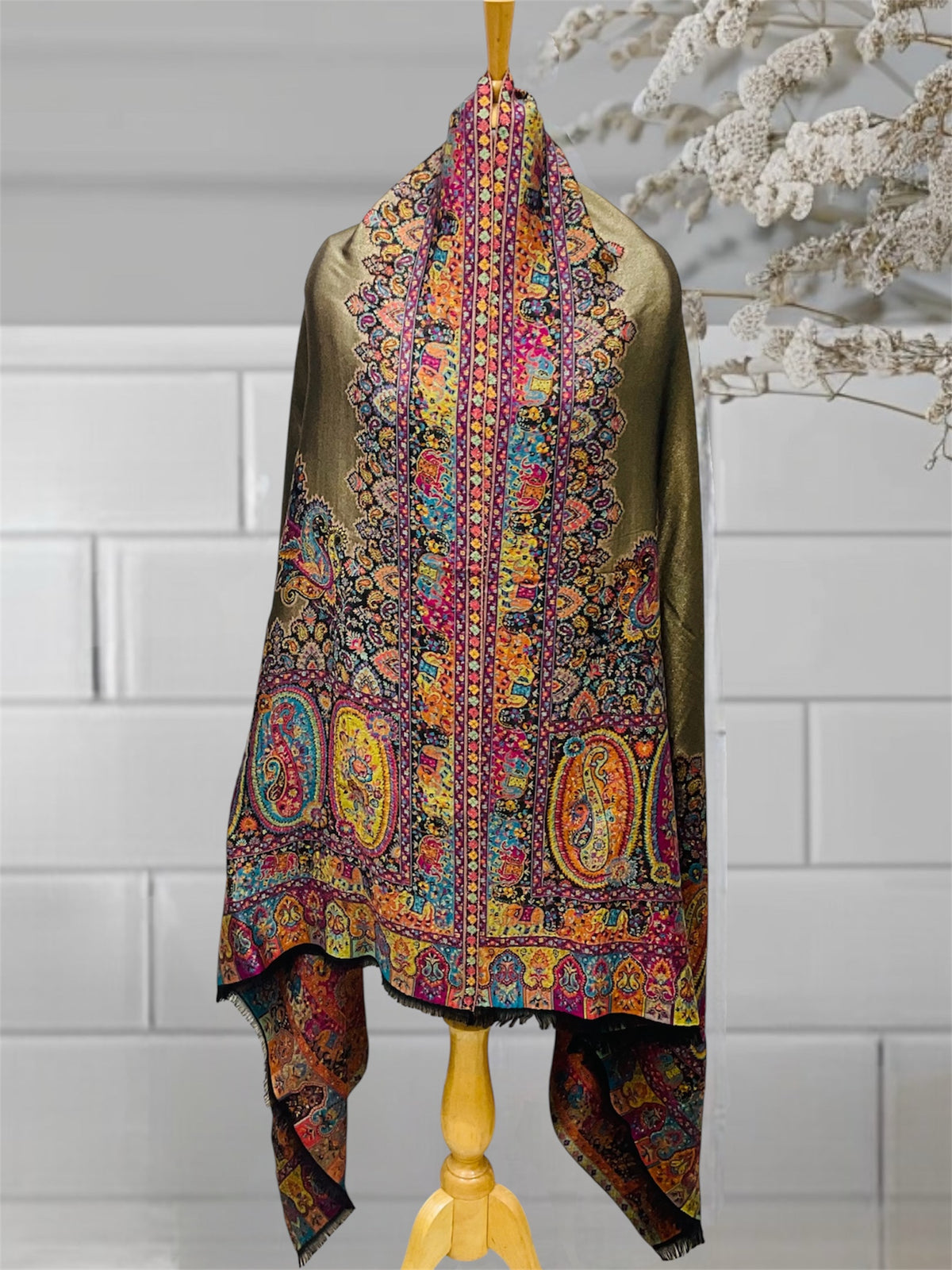 WOMEN PURE WOOL SHAWL