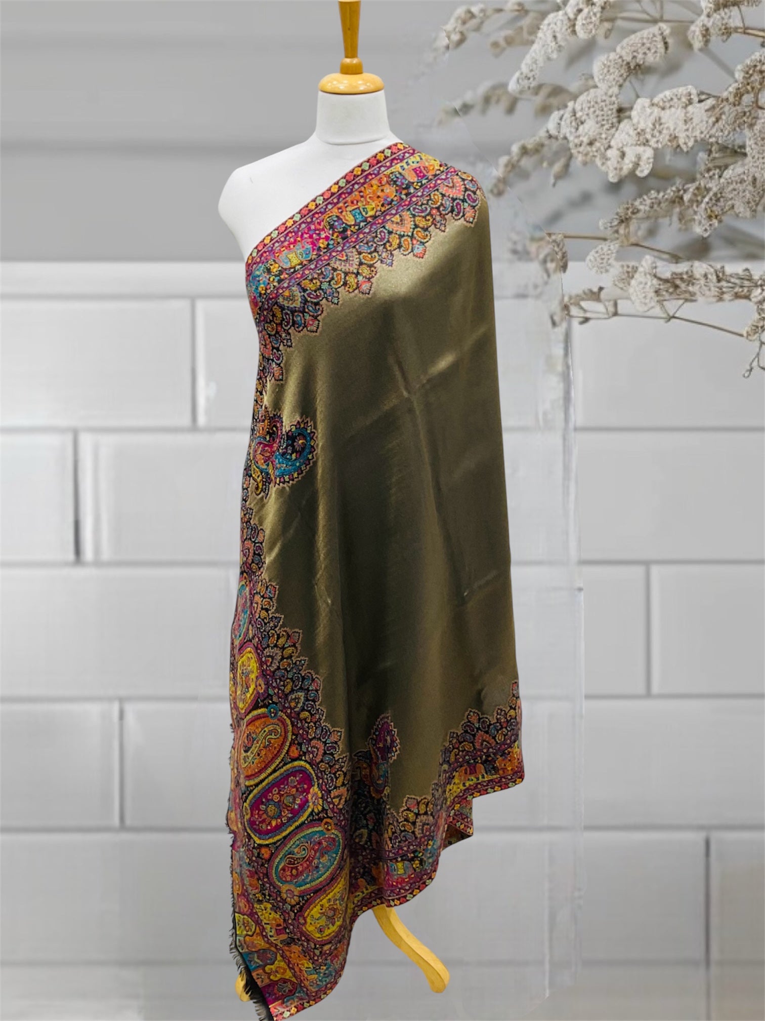 WOMEN PURE WOOL SHAWL