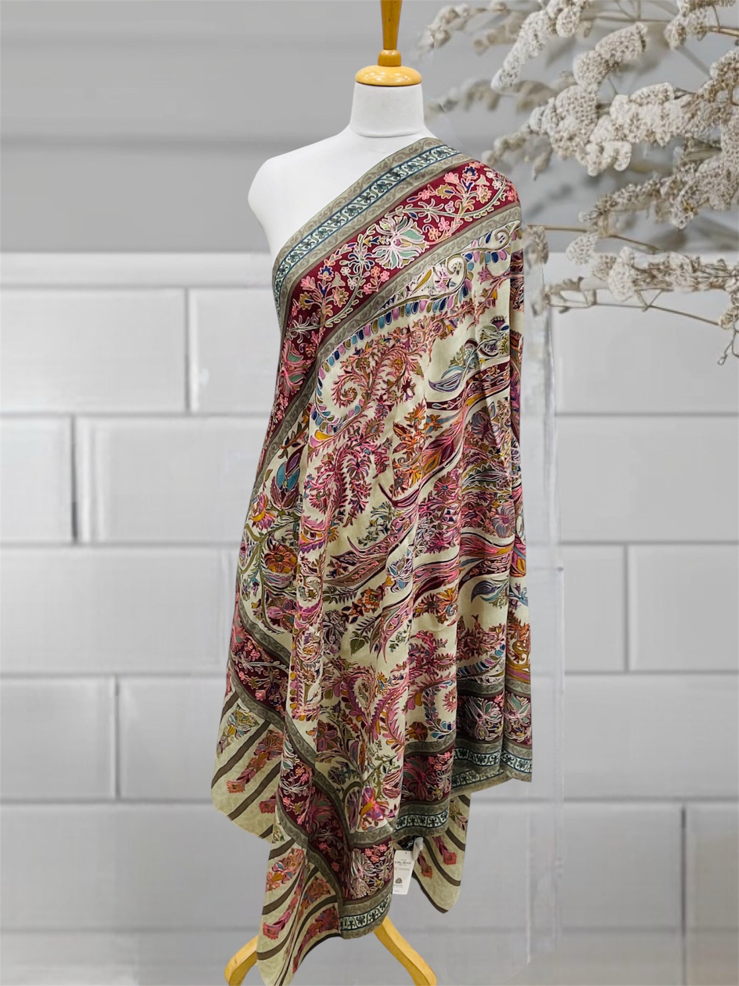 WOMEN PURE WOOL SHAWL