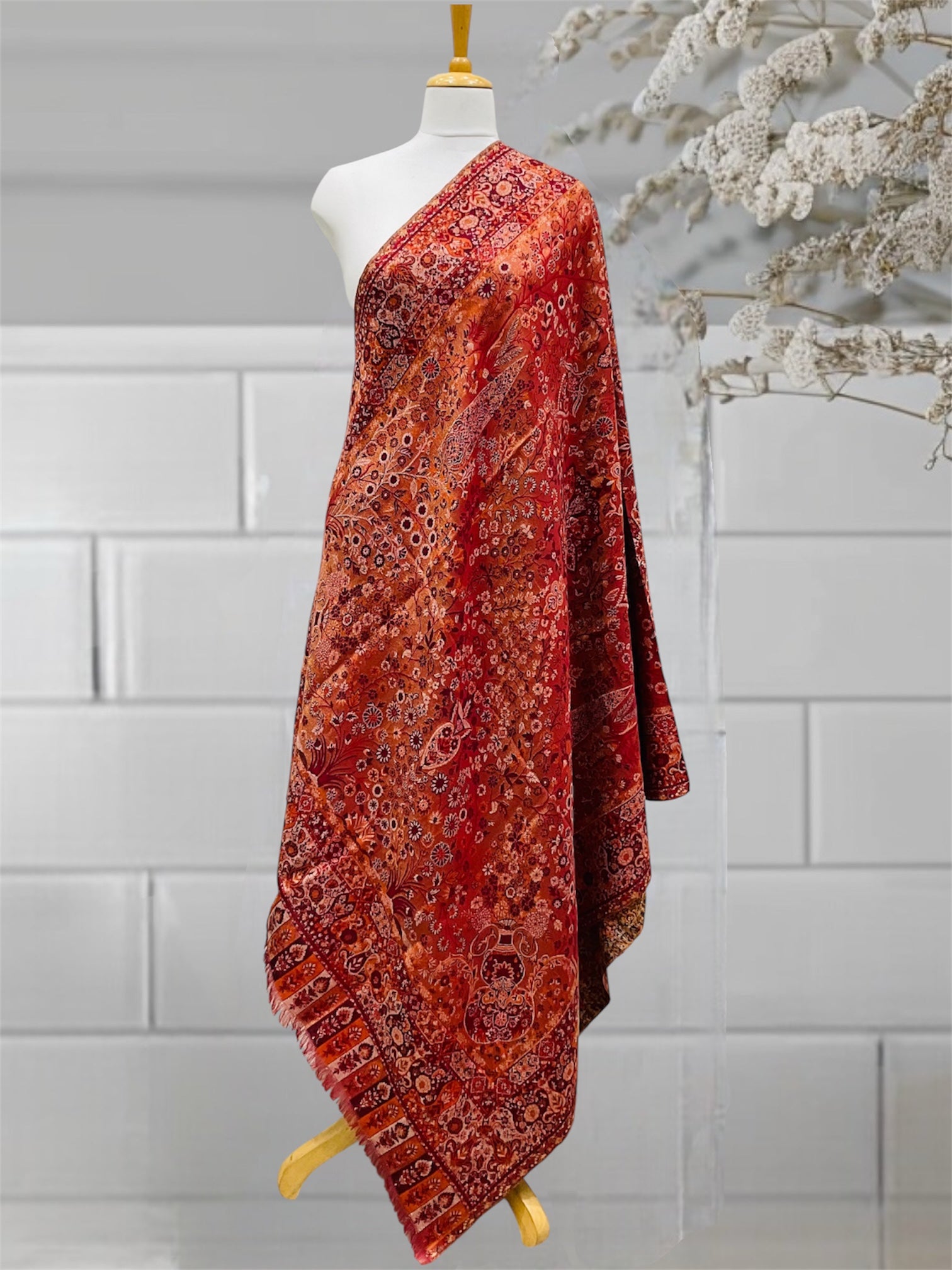WOMEN SHAWL ACRO WOOL