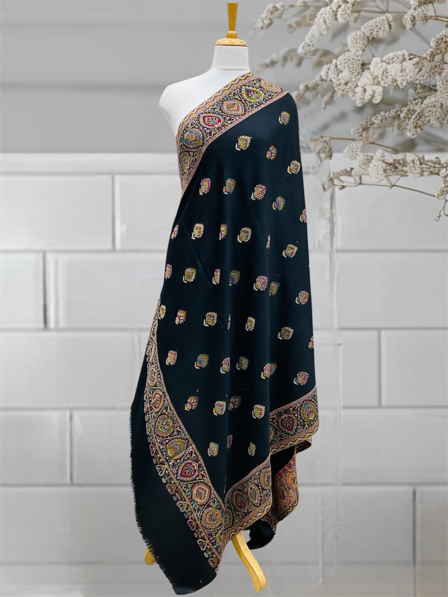 WOMEN SHAWL ACRO WOOL