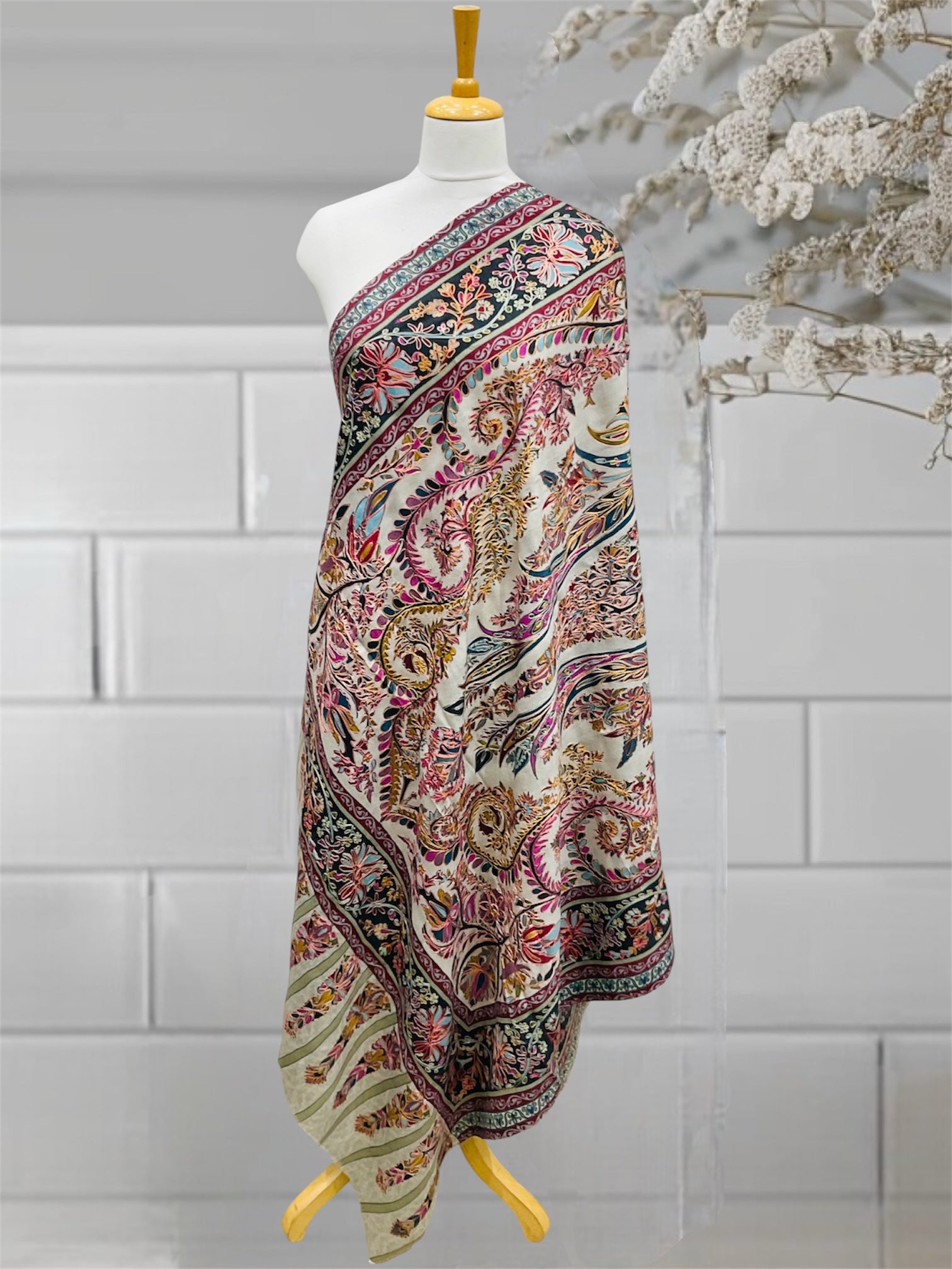WOMEN PURE WOOL SHAWL