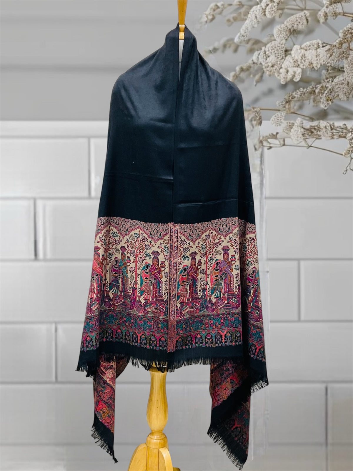 WOMEN SHAWL ACRO WOOL