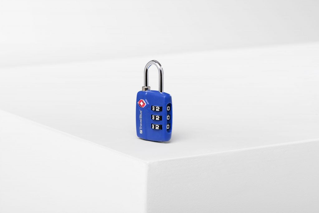 TSA Approved Suitcase Padlock - 3 Dial Combination