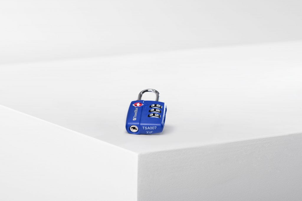TSA Approved Suitcase Padlock - 3 Dial Combination