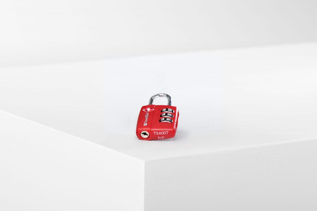 TSA Approved Suitcase Padlock - 3 Dial Combination