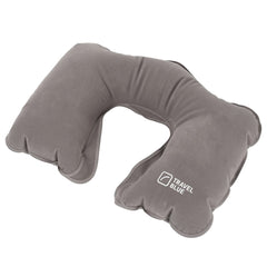 Inflatable Travel Neck Pillow - Grey