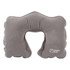 Inflatable Travel Neck Pillow - Grey