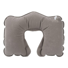 Inflatable Travel Neck Pillow - Grey