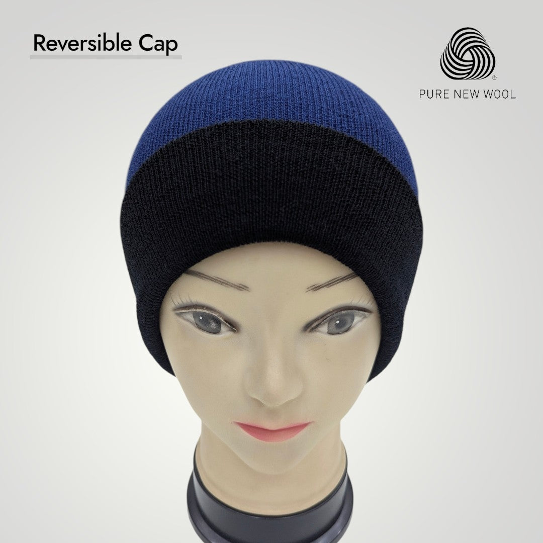 Pure Wool Reversible Cap