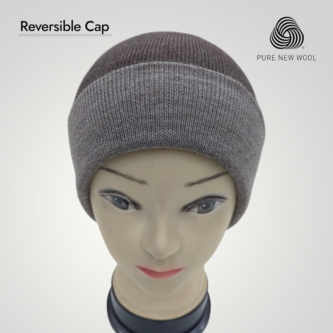 Pure Wool Reversible Cap
