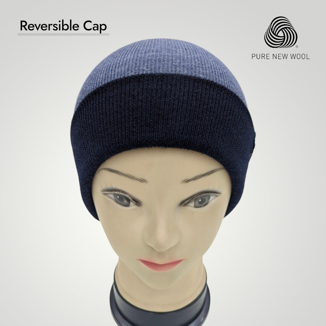 Pure Wool Reversible Cap